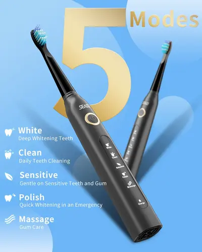 1 pc USB 충전식 칫솔 교체 헤드 헤드 소닉 전동 칫솔 SG-507 성인 타이머 브러시 5 모드 3