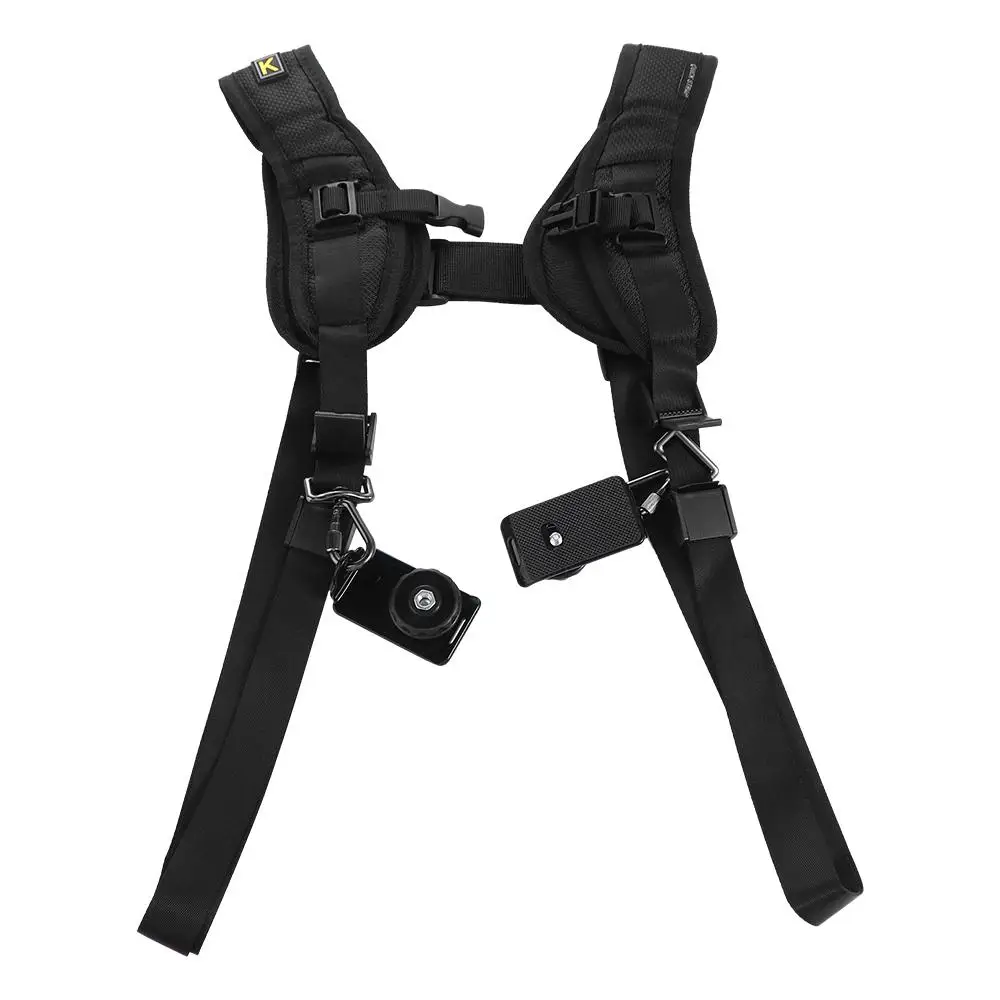 Equipment Digital Camera for 2 Cameras Rapid Sling Belt Camera Shoulder Strap Double Camera Strap Dual Camera Belt DSLR Strap