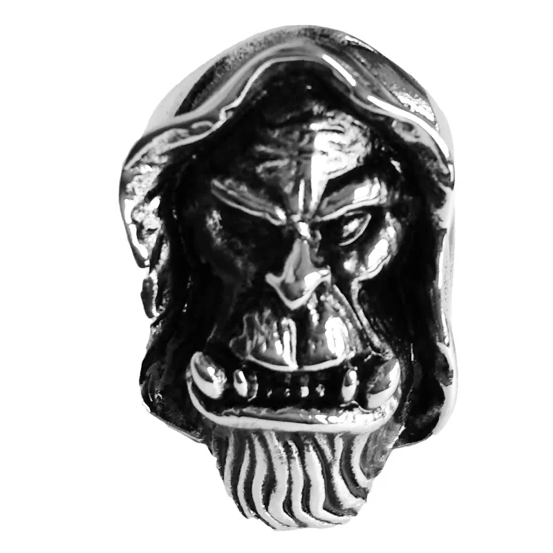 Vendita Calda Warcraft Guldan Testa Anello Mens Personalità Anello