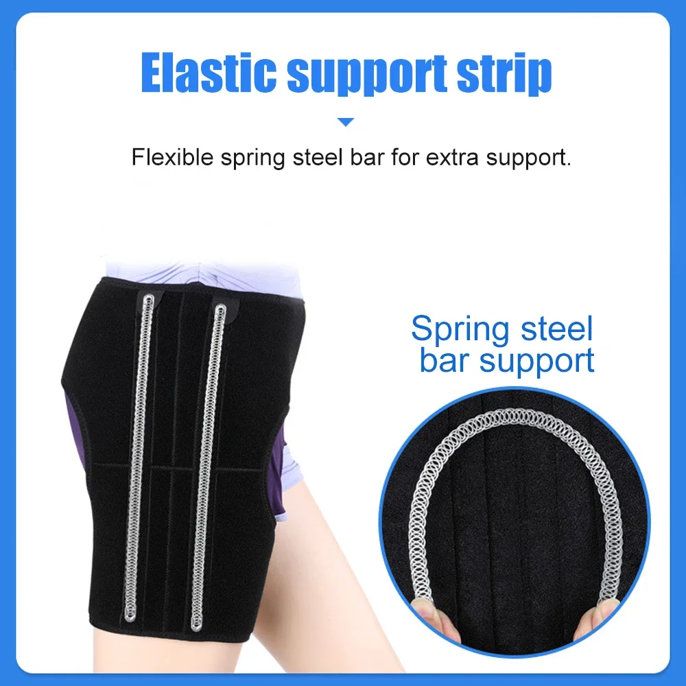 Groin Hip Brace Sciatica Pain Relief Support Wrap Hip Flexor Recovery Injury Sprain Relief Hernia Hamstring Quad SI Belt