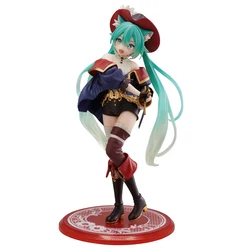 Hatsune Miku Anime Figure Wonderland Thumbelina Version - PVC Action Toy for Desktop Decoration Collection Gift (B no box)