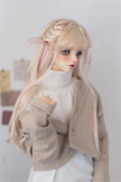 bjdウィッグ3分小3分ミルクシルクハンドフック至尊宝造形xc カルカ星bjdウィッグ3分小3分4分ミルクシルクショートヘアーフロント