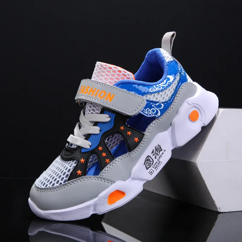 

New Children Shoes Running Sports Kids Sneakers Hollow Out Breathable Flats Fashion Boys Light Soft Bottom Girl Casual Shoes