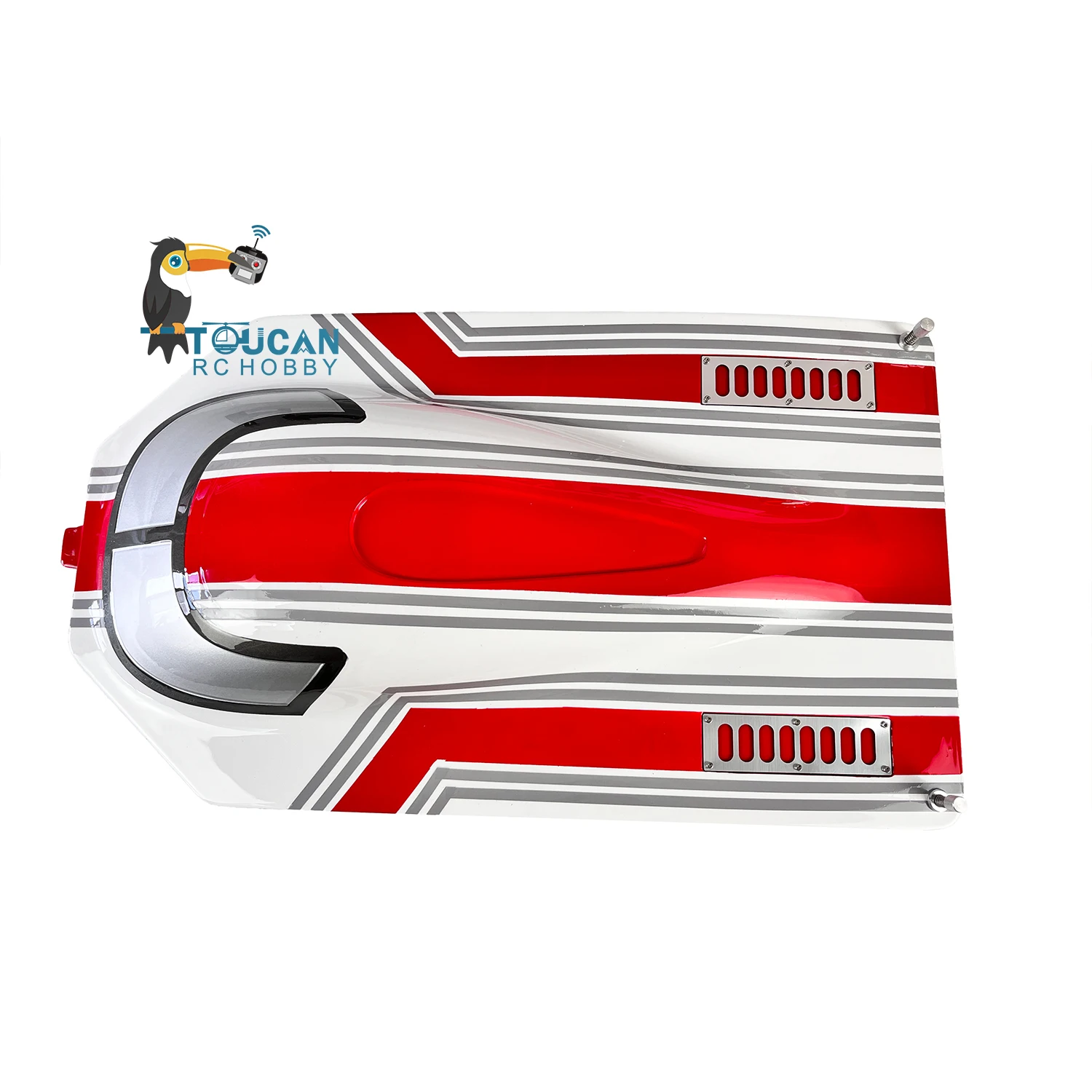 DTRC Toucanhobby DIY E51 Prepainted Electric Racing KIT RC Boat Hull Only for Advanced Player 3