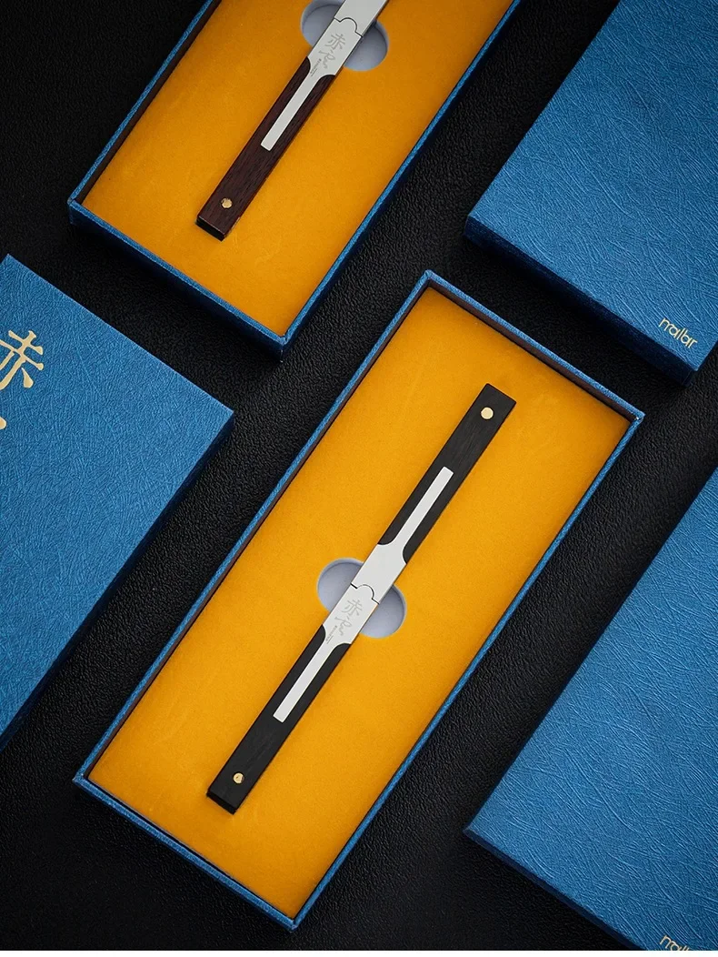 Tea Knife Handmade Tea Needle Sword Pu'er Knife Damascus Awl Stainless Steel Utensils Special