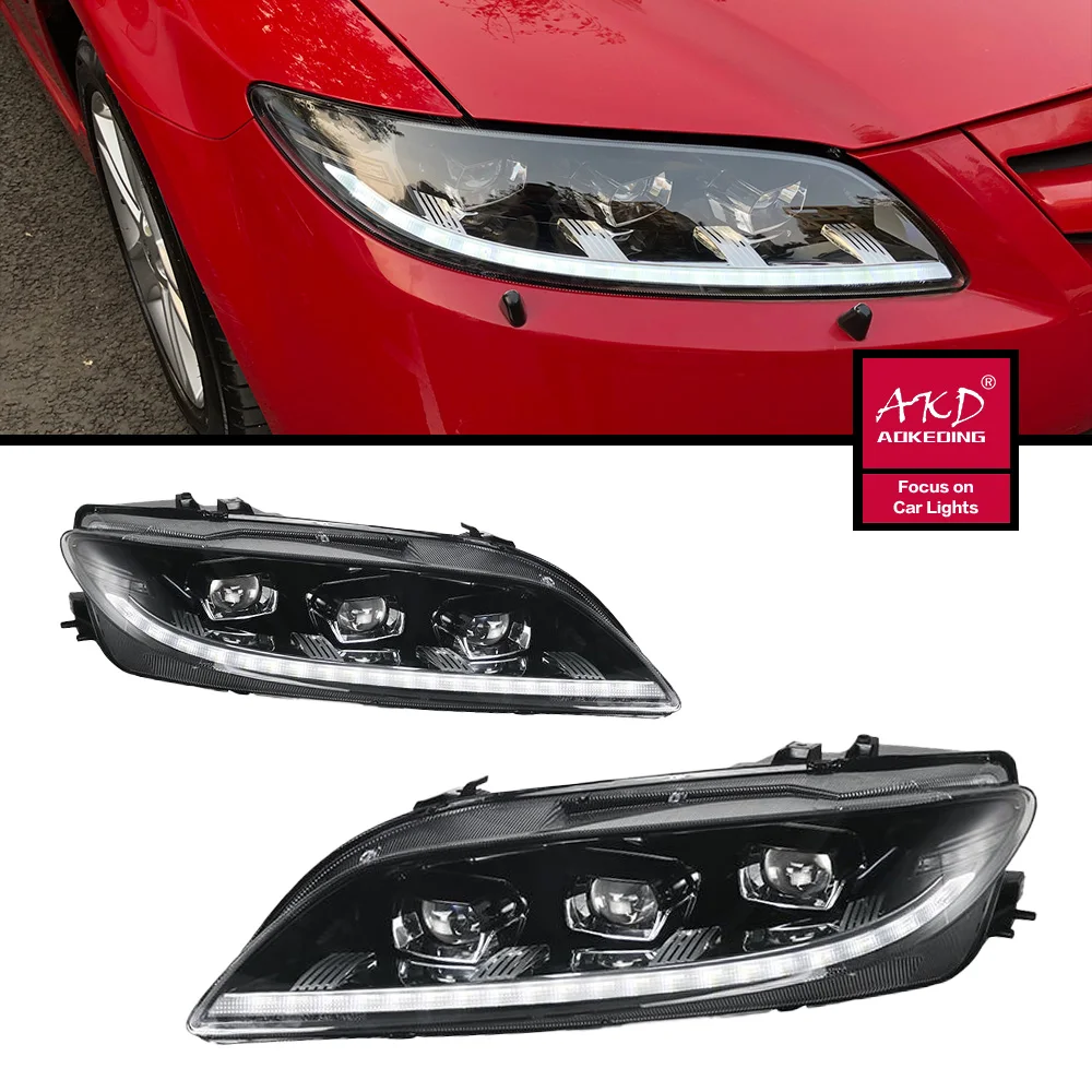 

2 шт., автомобильные фары для Mazda 6 2004-2015