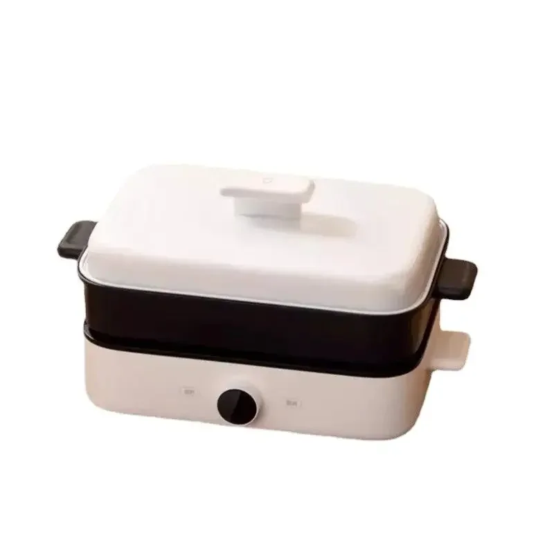 

4L Electric Grill Pan New model Customized Mode Intelligent 1H Shabu Shabu Hotpot Multi-function electric frying pan