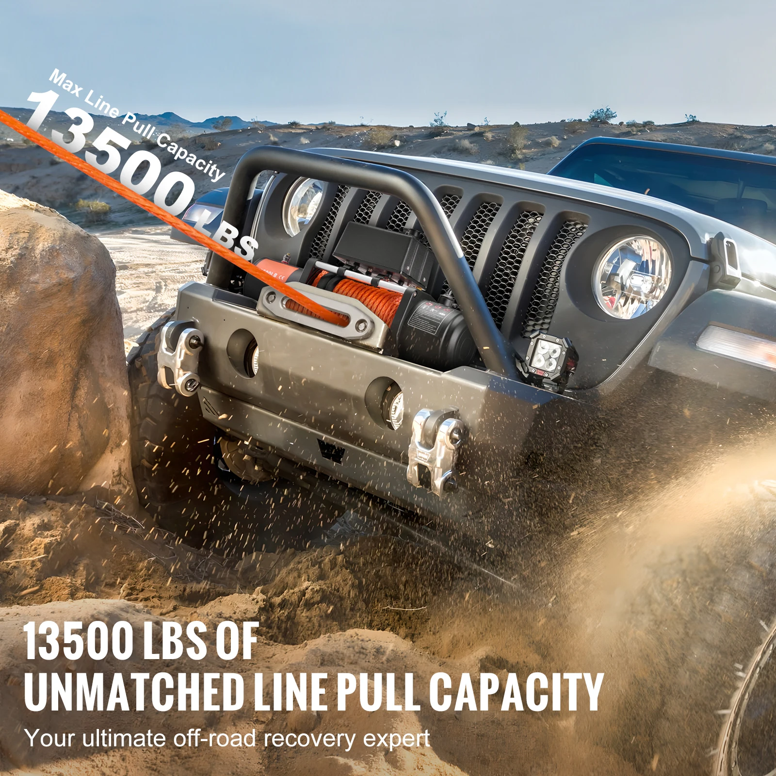 13500lbs Electric Winch 2