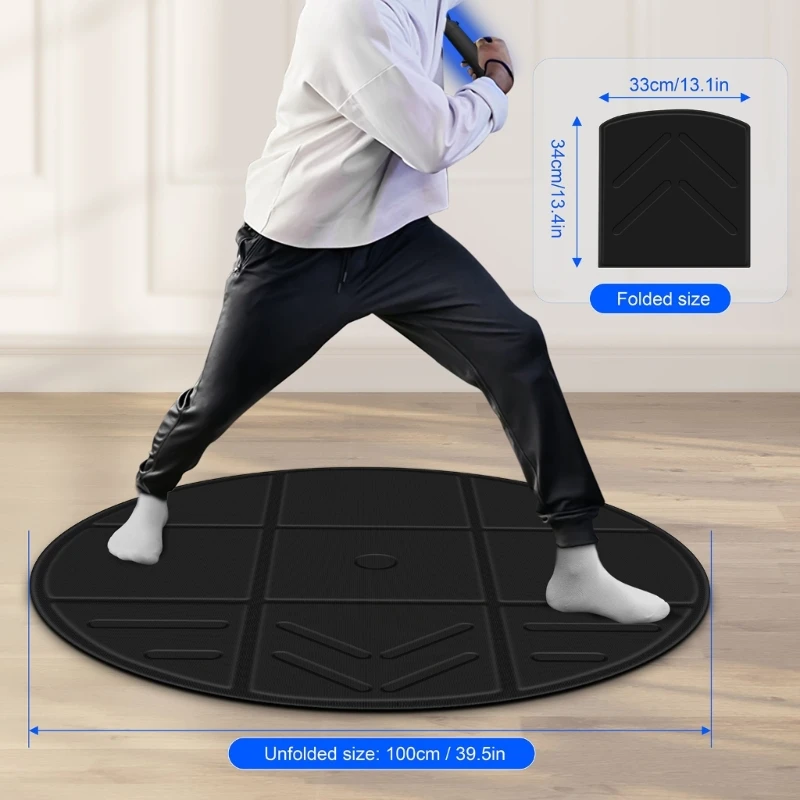 Universal Mat Non-slip Floor Mats Portable Cushion PU Leather Virtual Reality Sports Gaming Cushion for Switches