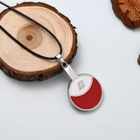 Collier Konoha Anime chaud Akatsuki pendentif nuage rouge Uzumaki accessoires Anime porte-clés Cosplay Akatsuki Itachi bijoux de dessin animé 6