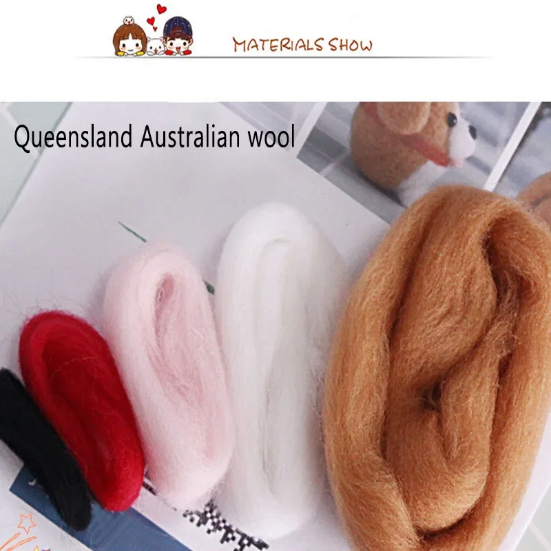 No Finish Wool Needle Felt Cute Penguin Cartoon Toy Doll Wool Felting Kit Package For Handmade Beginner Material Kit