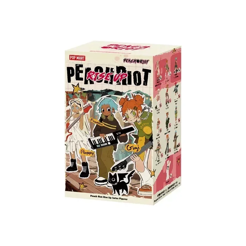 thumbnail image 1 of Figura de la serie Peach Riot Blind Box Resie Up, Poppy, Gigi, Frankie Girls, modelo de figura de anime, decoración, modo coleccionable, juguete de regalo, 1 of 5