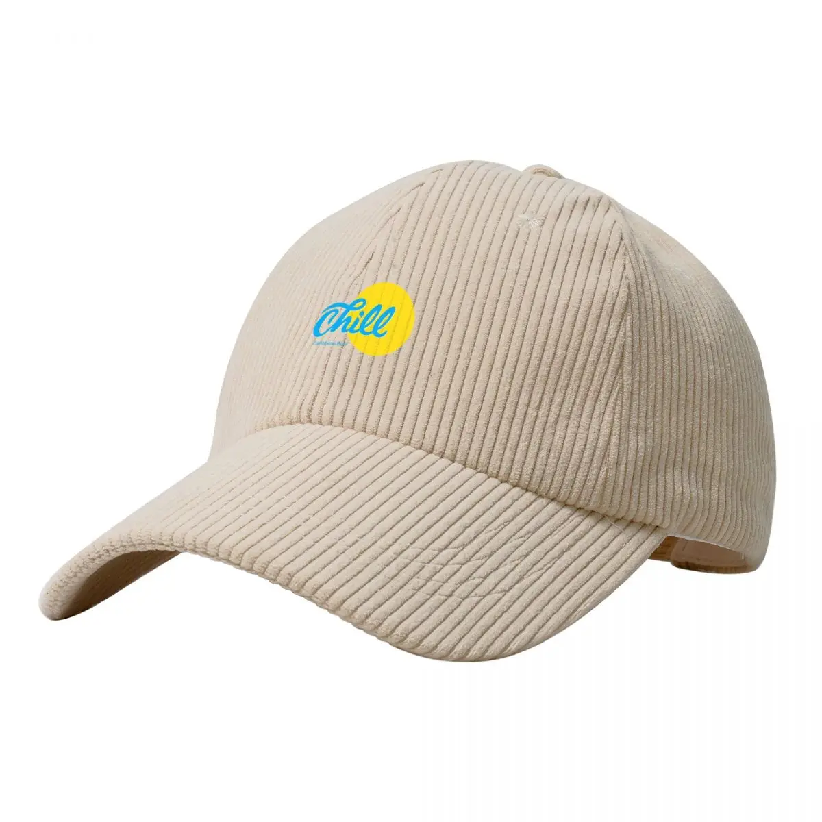 

Chill Logo V2 - Aruba Chill Baseball Cap Solid Corduroy Vintage Unisex Baseball Adjustable Polo Trucker Cap Hat