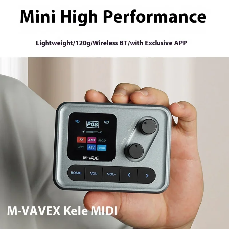 M-VAVE Pocket AMP Mini Guitar Bass Amp 1.54