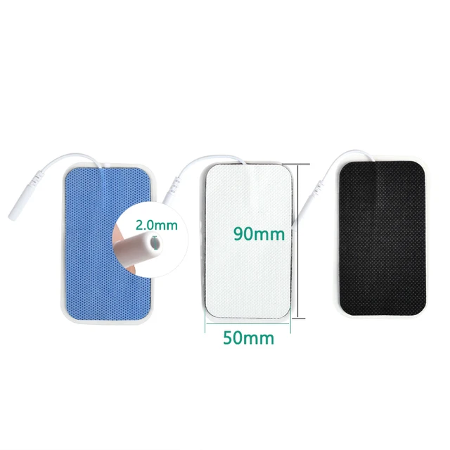50/100pcs 5x9cm Tens Electrode Pads Physiotherapy Accessories EMS Muscle Stimulator Patch Replacement Pads Body Massager 6