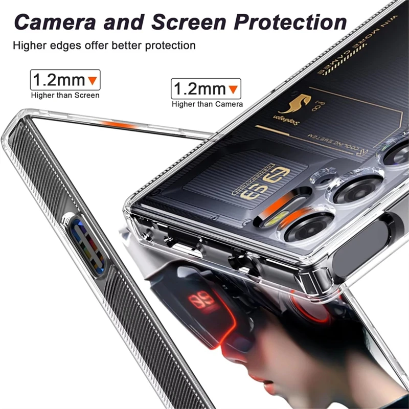 Shockproof Airbag Soft Silicone Transparent Phone Case
