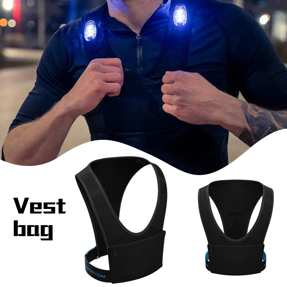 Reflective Running Vest Safety Gear High Visibility Outdoor Night