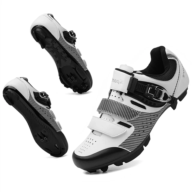 Zapatillas ciclismo montaña MTB para hombre y mujer, zapatos deportivo de carbono para bicicleta de antideslizante, SPD, calzado de carreras de ciclismo - AliExpress