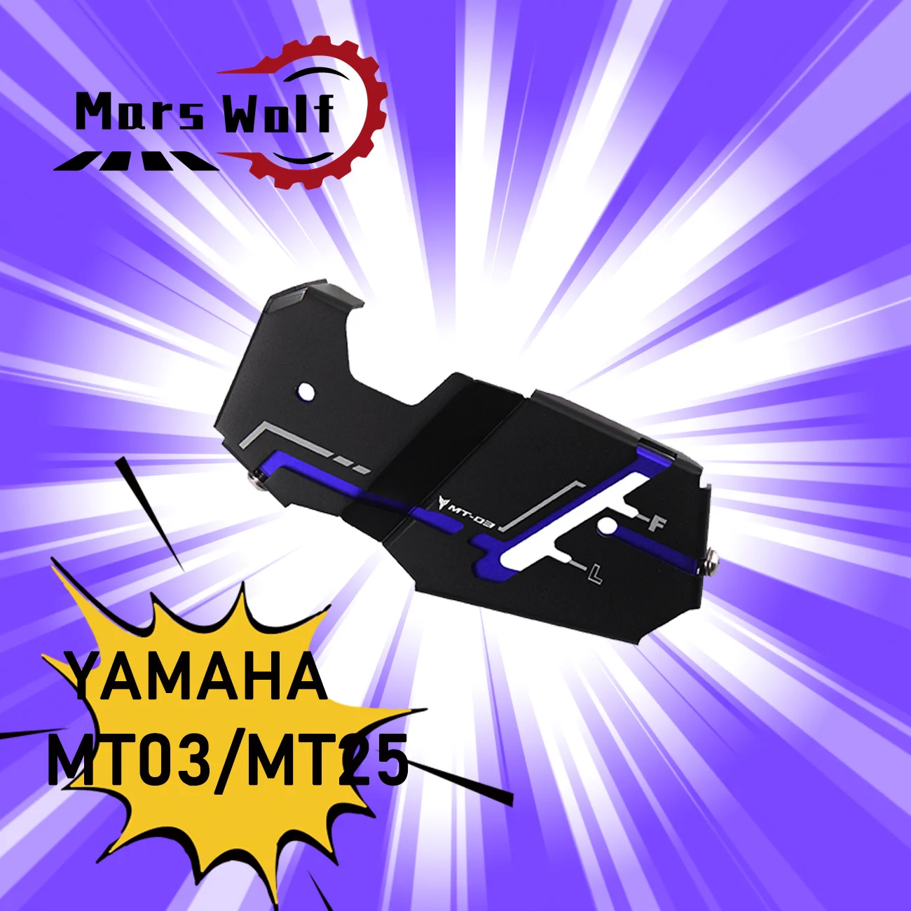 

Motorcycle Radiator Guard Coolant Recovery Tank Shielding Engine Cover Fit For YAMAHA MT-03 MT-25 2015-2023 2020 2021 2022 2023