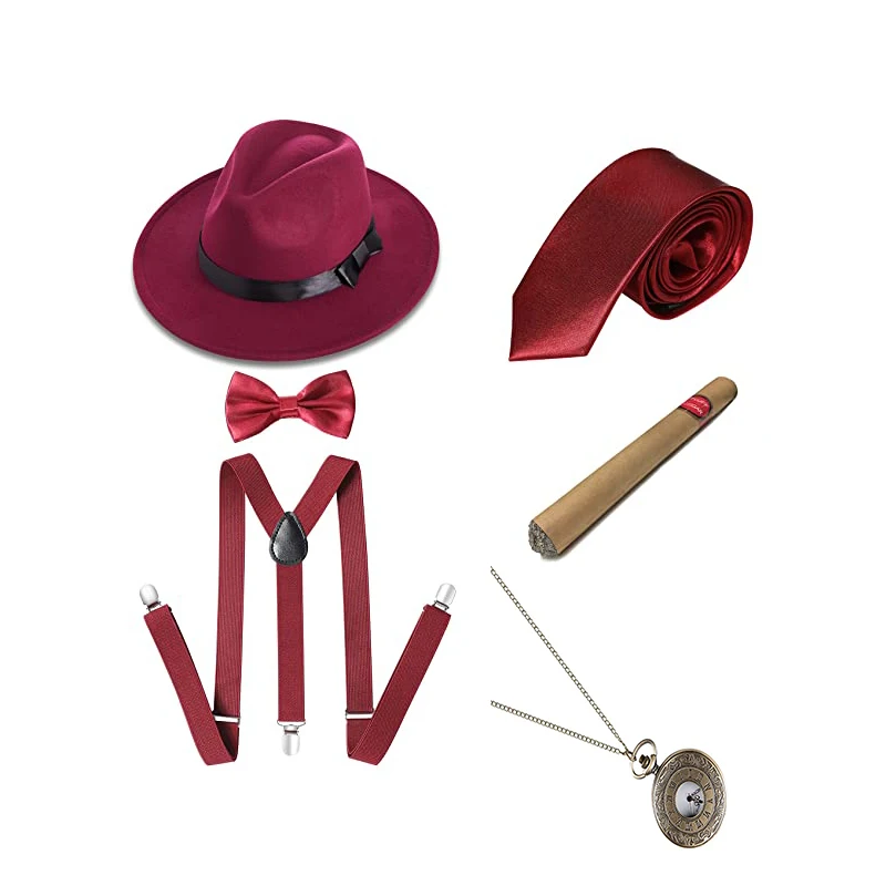 2022 Mens 20s Party Roaring 1920s Great Gatsby ׼ Ʈ   ĸ/ư    Ÿ ð 30