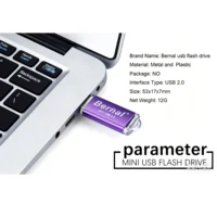 5 pcs Metal USB 2.0 Flash Drive  High Speed 16GB Pen Drives 32GB Flash Memory Stick 2GB 4GB 8GB 128 mb For Business gift 3