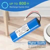 Replacement Battery 6800mAh for Ecovacs Deebot Ozmo 900,901,905,920,930,937,N8,N8 Pro Li-ION 14.4V Robot Vacuum Cleaner Battery 5
