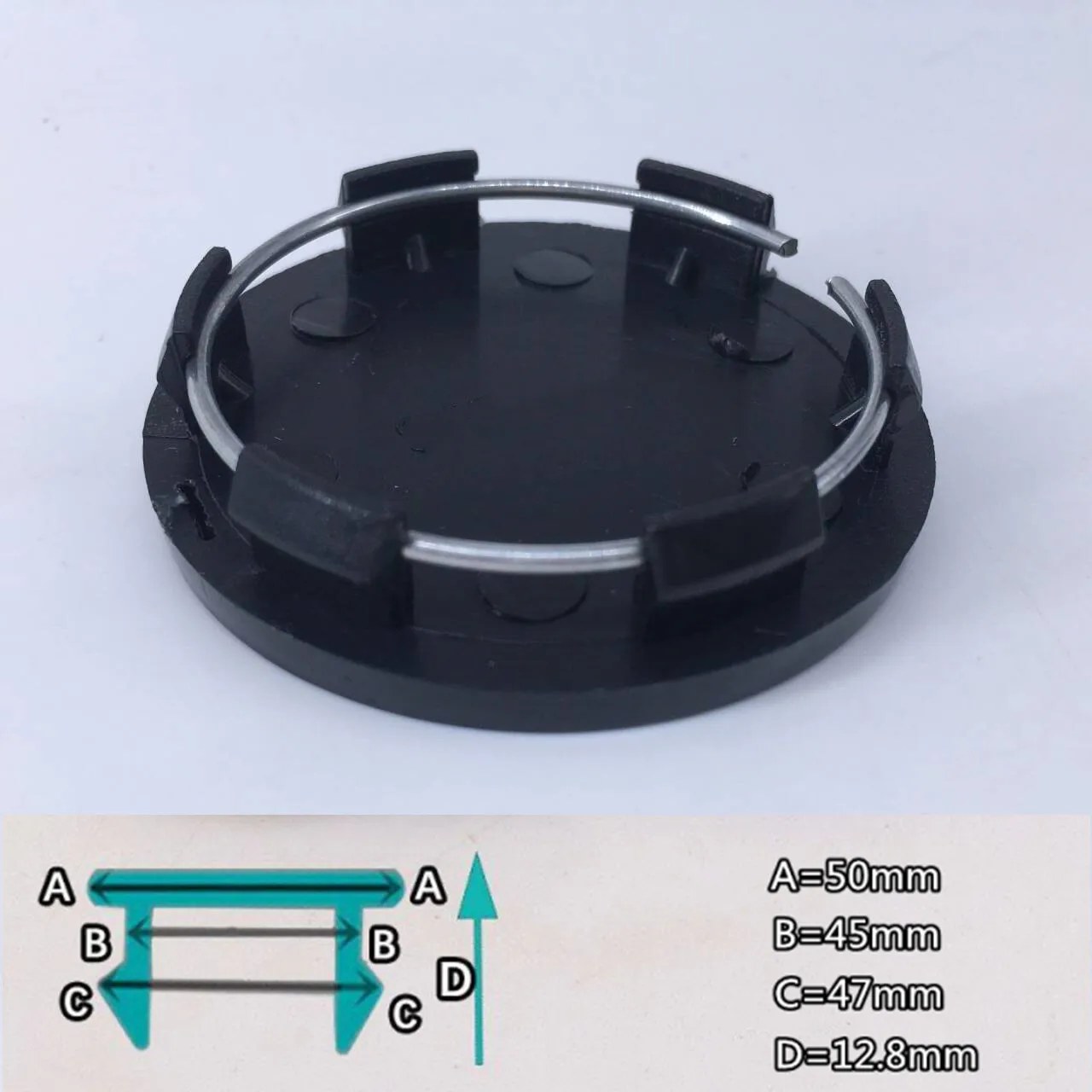 Car Wheel Hub Covers 4pcs 50MM Car Wheel Hub Logo Modification Wheel Hub Cover Decoration For Alfa Romeo Giulietta GT 159 147 156 Mito Brera Giulia F1