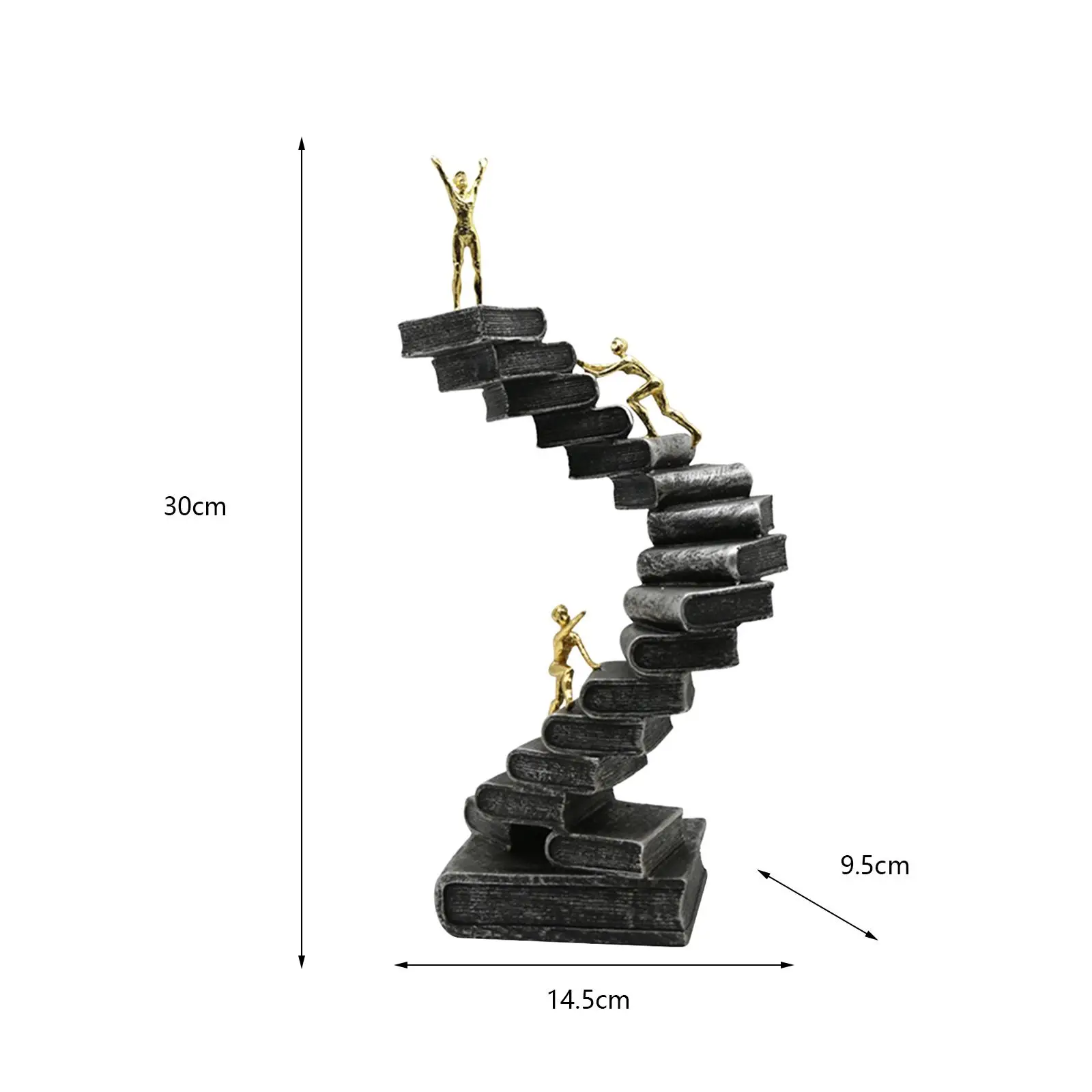 Abstract Thinker Ladder Statue 6