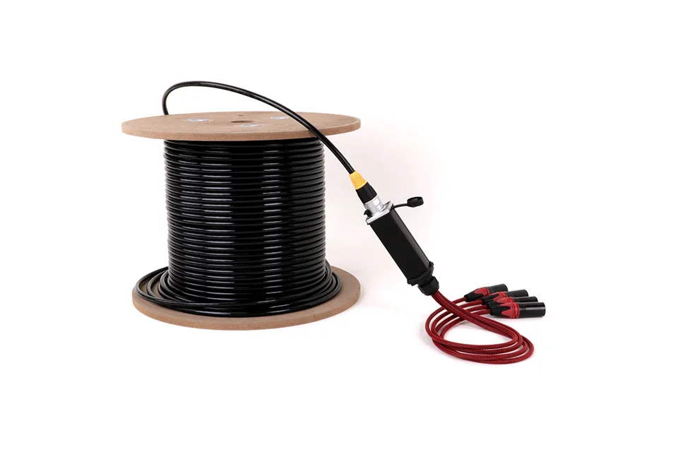 Paar Audio-Schlange 4-Kanal xlr 3-poliger Multi-Netzwerk-Ausbruch für Bühnen klang beleuchtung und Aufnahme studio, rj45 bis xlr Schlange – Detail 15