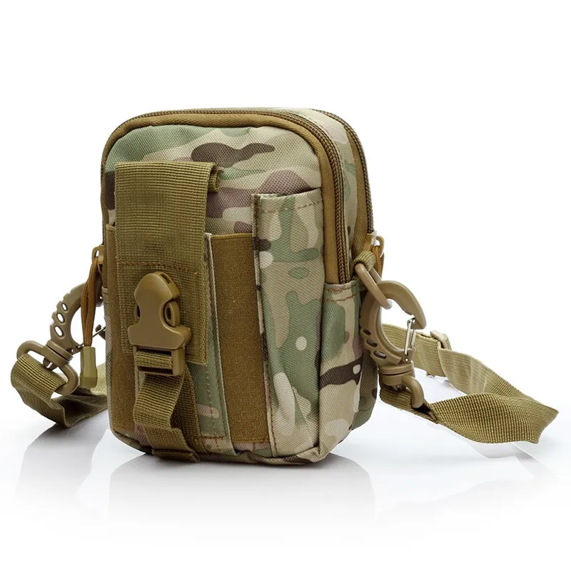 Sac banane camouflage pêche tactique - Ceinture zippée étanche pour téléphone et accessoires pêche
