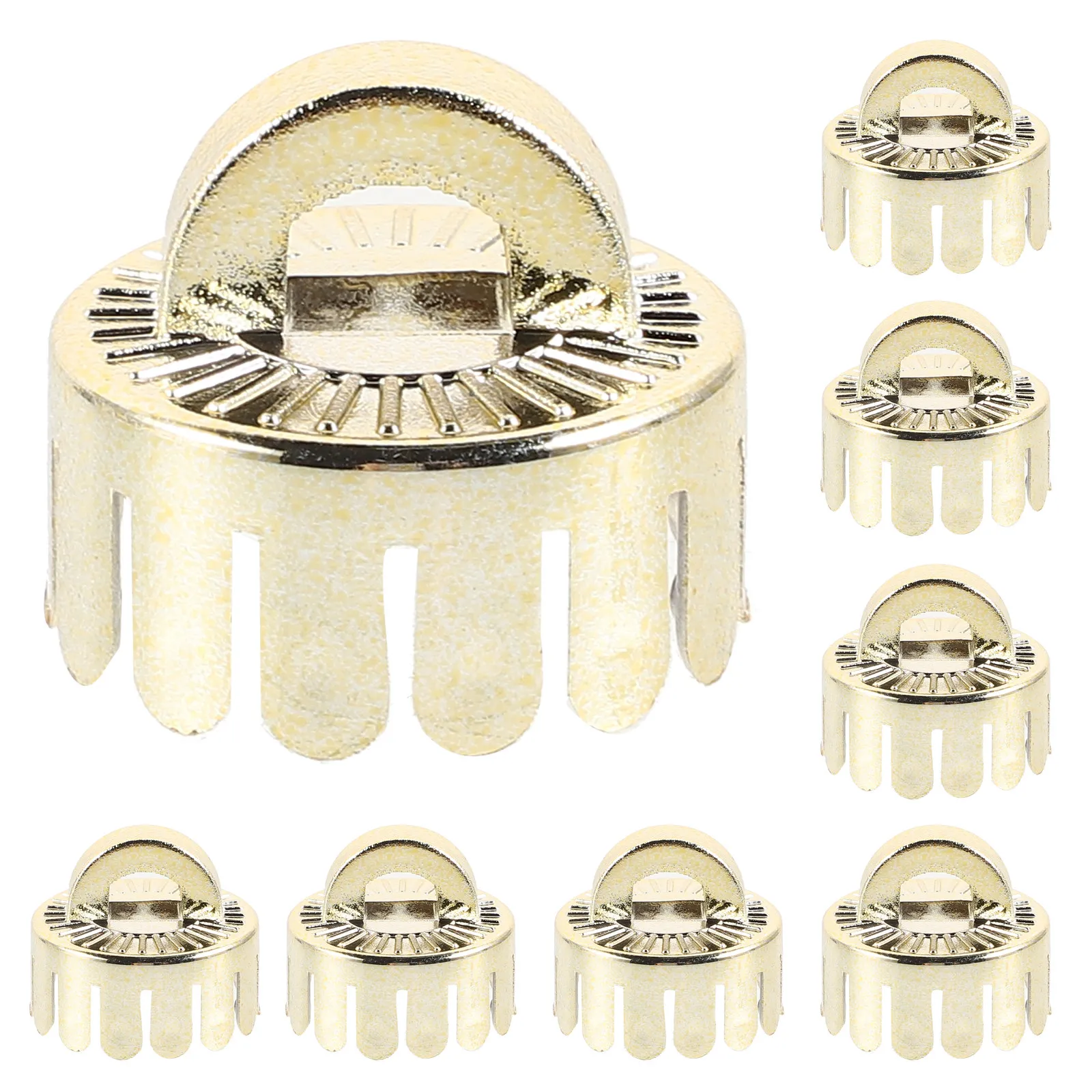 12Pcs 장 볼 펜던트 캡 DIY 교수형 공을위한 안전하고 편리한 재사용 가능한 엔드 커버 크리스마스 트리 장식 크리 에이 티브 볼