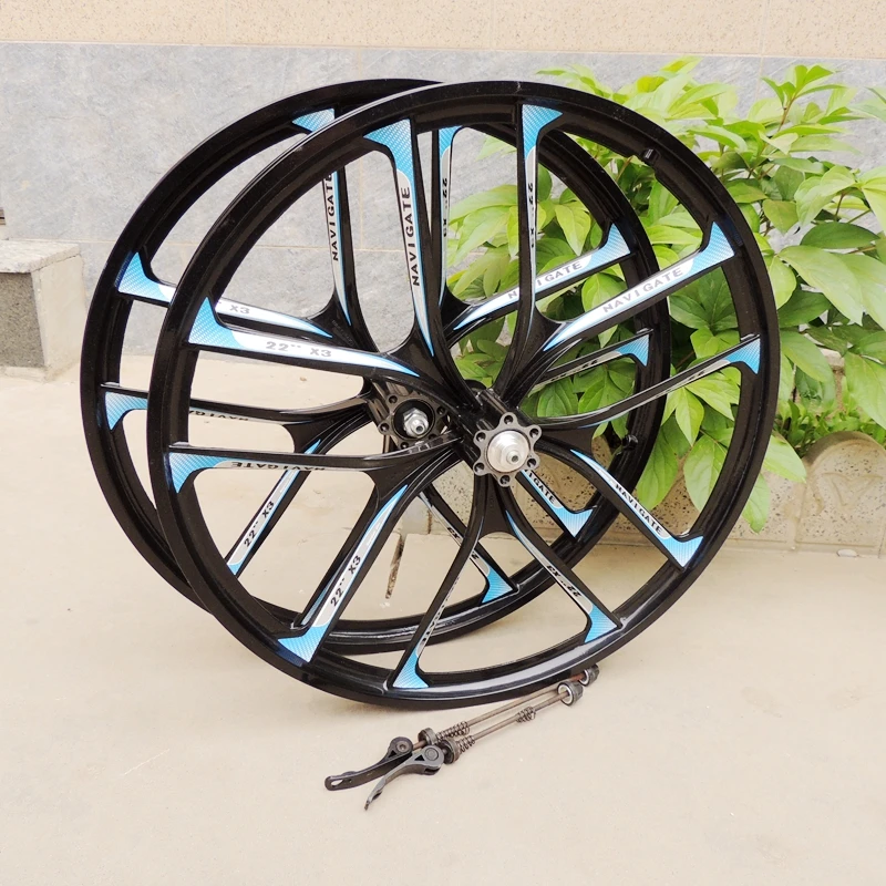 20インチマウンテンバイクマグネシウム合金ホイール10スポーク