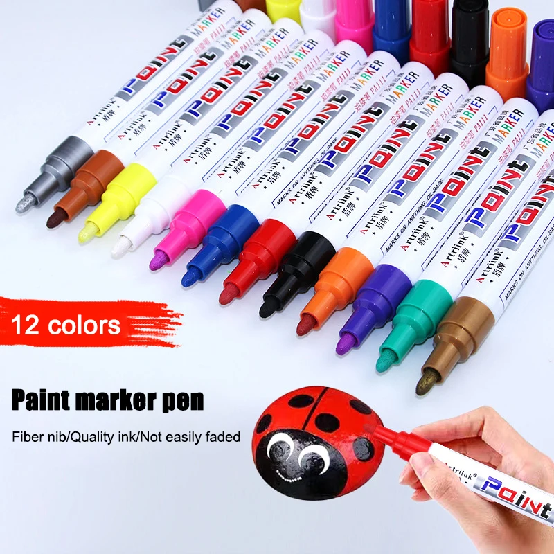 Badminton Racket Paint Pens Colorful Large Capacity Waterproof Non-Fading Repair Paint