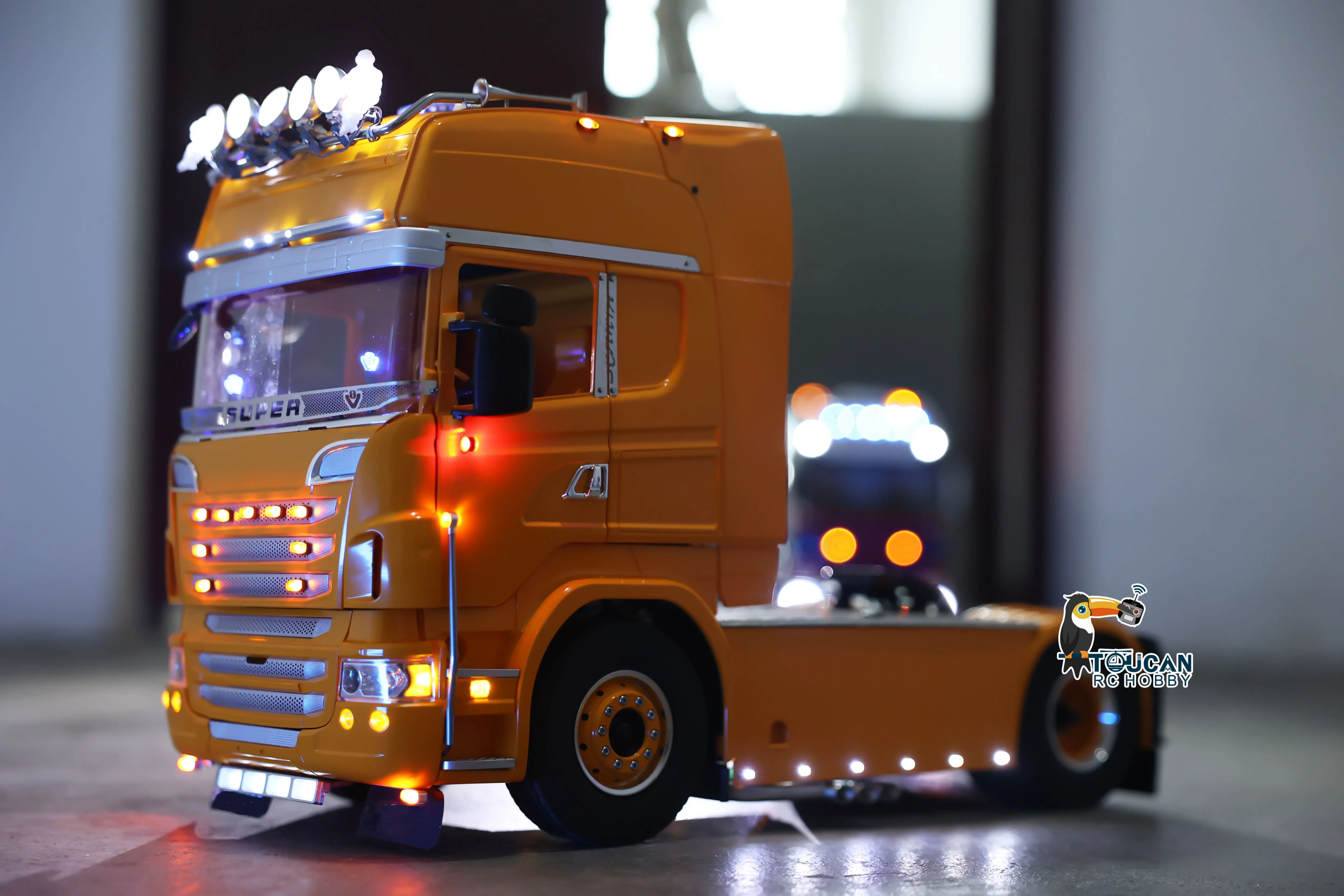 1/14 Lesu Metal Chassis 4X4 RC Tractor Truck DIY Customized Vehicle For Painted Assembled Remoted Model Car Thzh1332 2