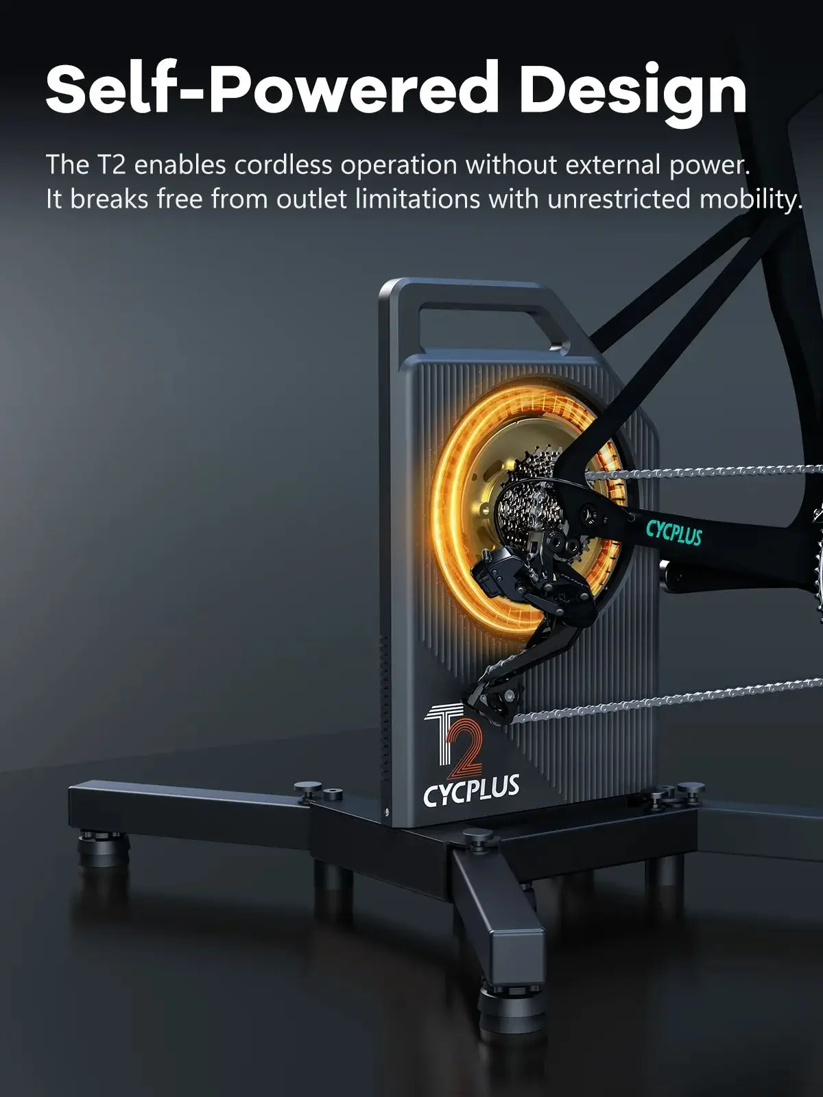 CYCPLUS T2 スマートローラー ダイレクトドライブ ロードバイク