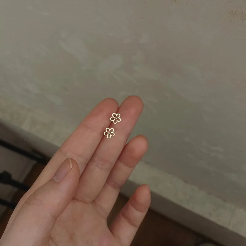 Qings Orecchini A Bottone A Forma Di Cuore In Argento 925 Con Zircone, Regalo Perfetto Per La Fidanzata