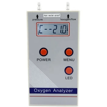 전문 휴대용 산소 분석기, O2 산소 농도 계량기 감지기, 21%-100% O2 계량기 가스 감지기, EU 플러그 내구성