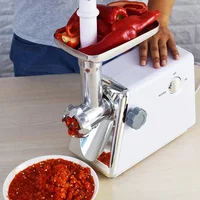 Meat Grinder Commercial Sausage Machine Minced Meat Sausage machine electric Cut Vegetables minced stuffing Meat Mincer 1