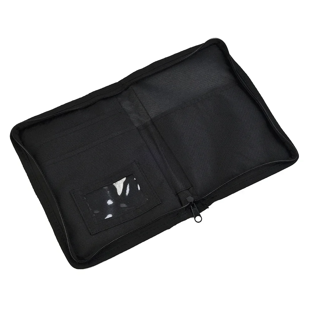 Car Glove Box Storage Organizer Document-Storage-600D Oxford-Cloth Car Glove Box Organizer Folder 600D Accessories Black