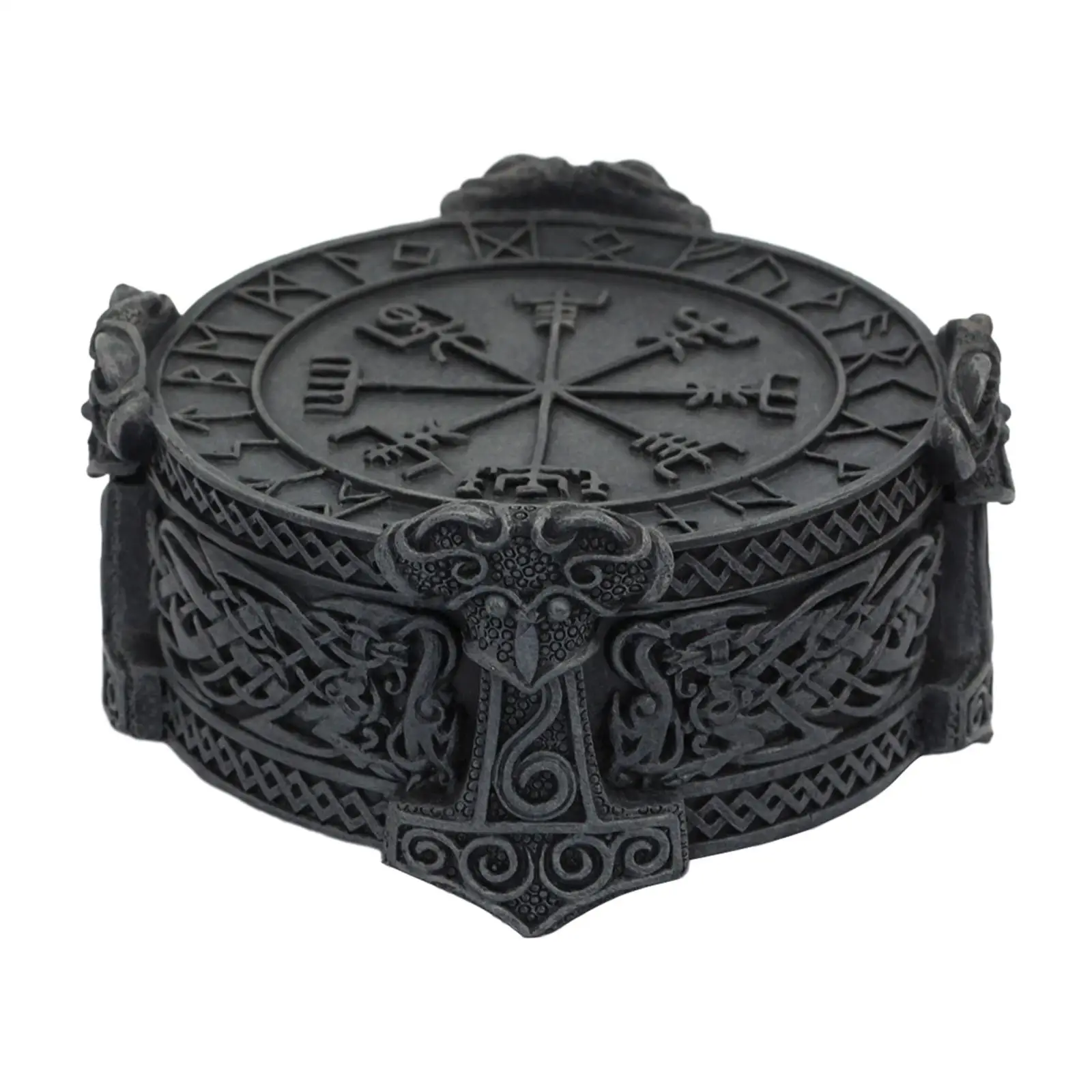 Viking Trinket Caixa De Jóias, enfeites De Mesa, suporte De Exibição, Home Decor Centerpiece, Colares Colecionáveis, Presente De Aniversário