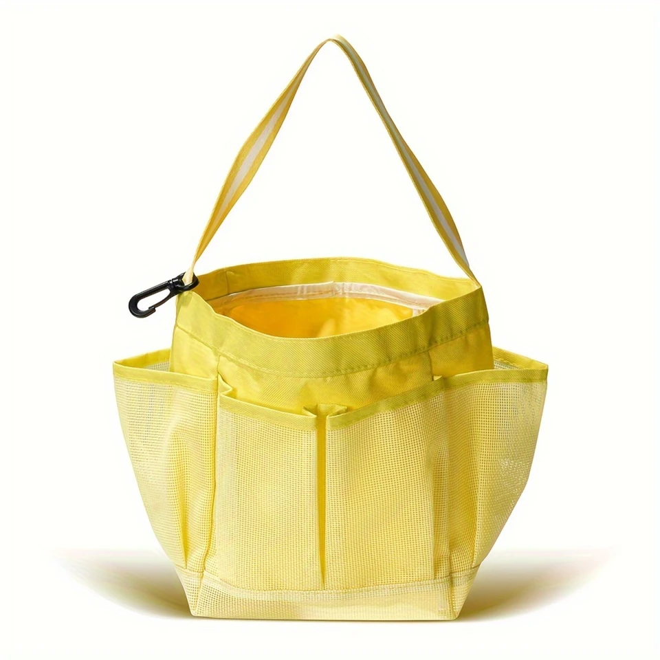 Large Capacity Mesh Shower Caddy Tote Bag