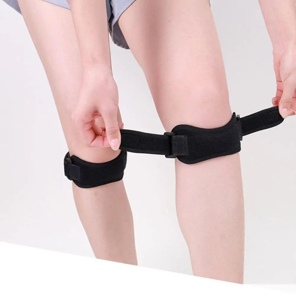 

1PCS Adjustable Knee Patellar Tendon Support Strap Band Compression Knee Support Brace Pads for Running Basketball Outdoor Sport