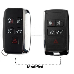 For Land Rover Discovery 4 5 Evoque Sport Modified 5 Buttons Remote Shell Key Case For Jaguar XE XJ F-Type F-Pace Key