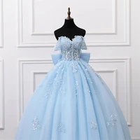 Shiny Party Dress 15 Quinceanera Dresses Ball Gown Glitter Prom Dress With Bow Tie High-end 15 Year Old Gown Customized 2025 - Image 5