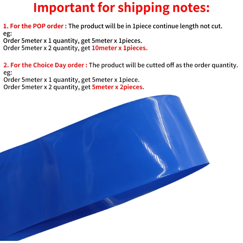 Heat Shrink Tubing Heat Shrink Tube 1/5/20M 18650 Lipo Battery PVC Heat Shrink Tube Pack 17mm ~ 100mm Insulated Film Wrap Lithium Case Protection Cable Sleeve