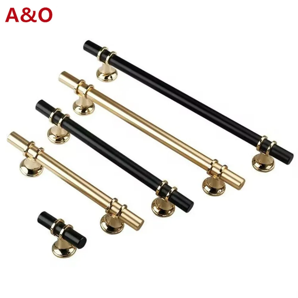 Cabinet Handles Handles Drawer Cabinet Furniture Kitchen Knob Door Drawer Furniture Kitchen Knob Modern Simple Golden Silver