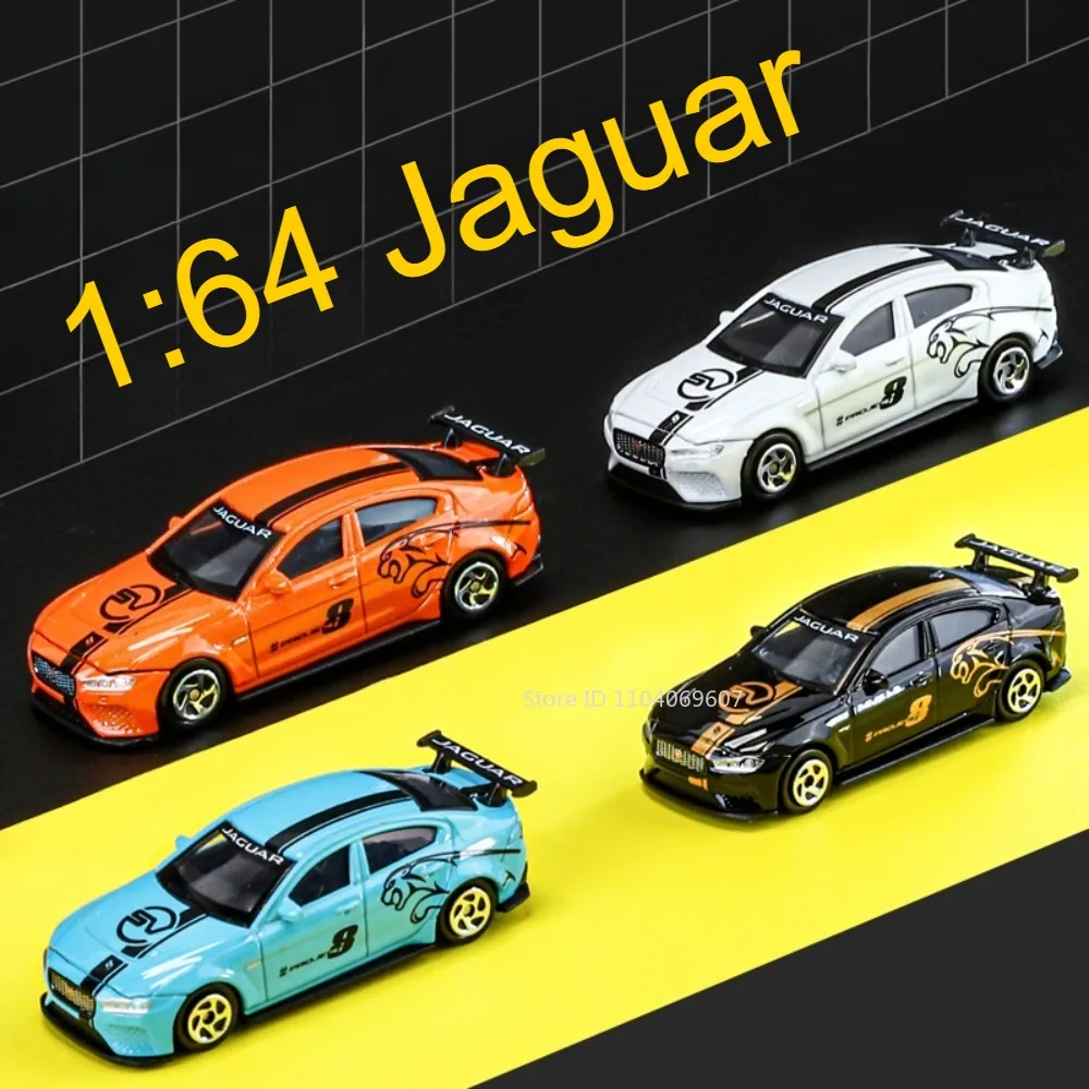 Premium Diecast Jaguar XE SV Project 8 Sports Car Toy - Collector's Edition 1:64 Scale Model