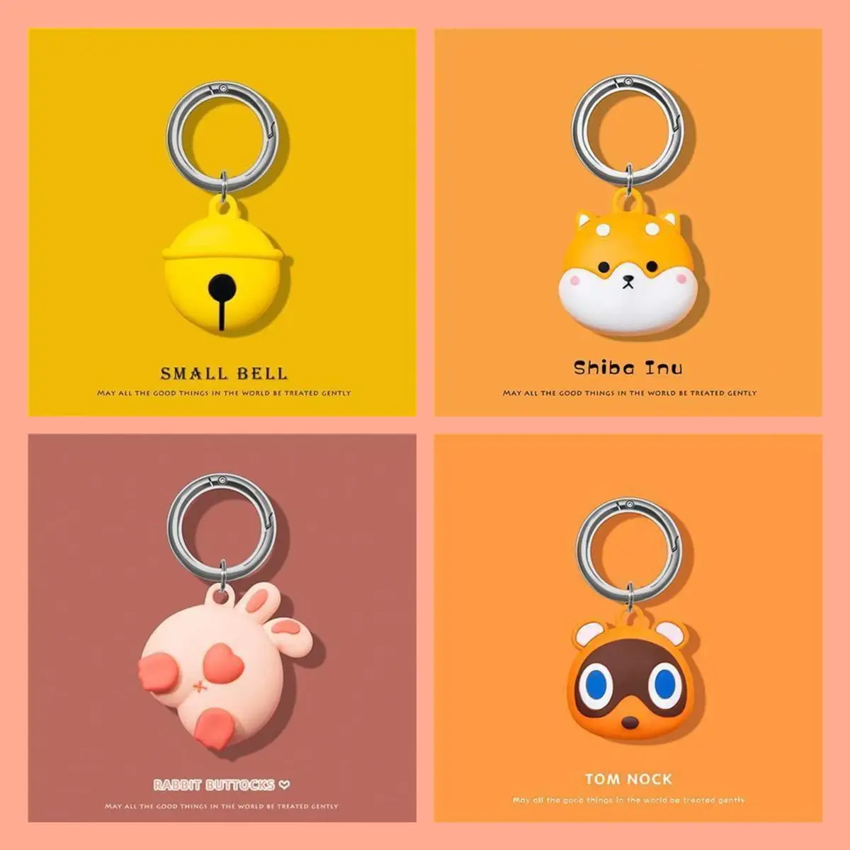 

Disney AirTags Cover Cute Anime Correa Cartoon Silicone Protection Anti-lost Protective Case for Air Tags Locator Tracker Cover