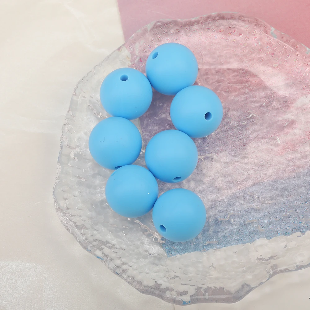 Cordial Design 100Pcs 12/15MM Choose/Silicone Material Beads/Baby Edible Beads/Chewable/Jewelry Accessories/DIY Making Findings - cordial