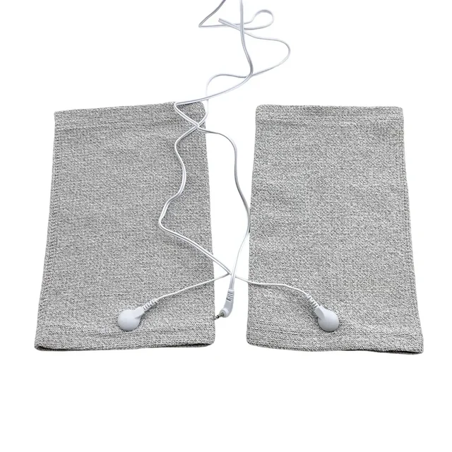 TENS Electrode Pulse Conductive Massage Knee Pads Conductive Silver Fiber for Physical Massager EMS Muscle Stimulator Legs Relax 3